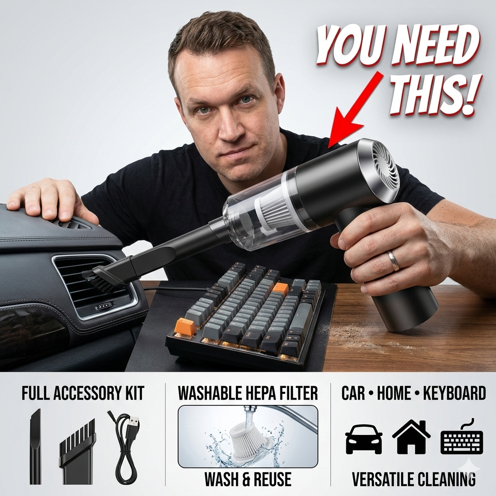 2 in 1 Vacuum Cleaner Dust Collection